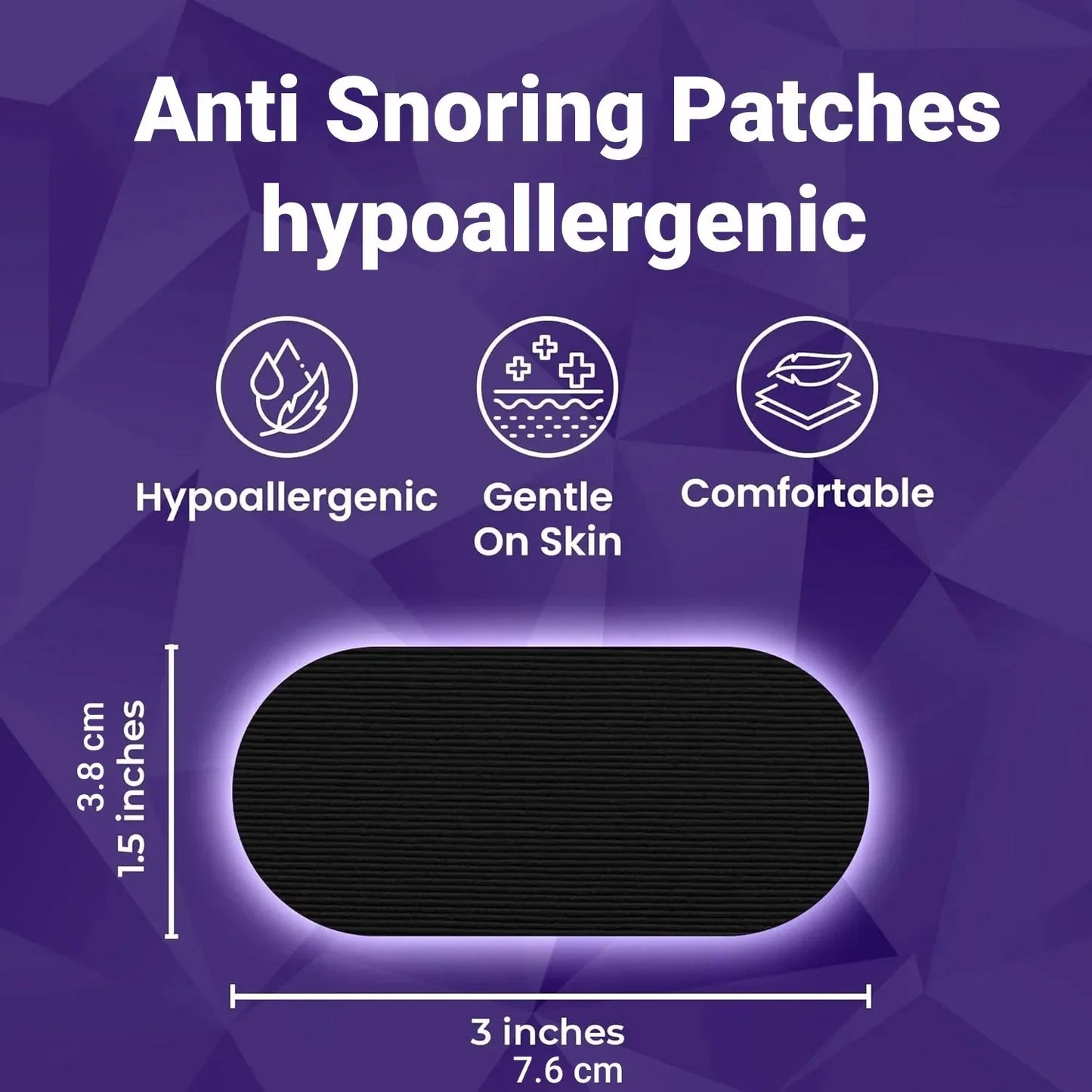 Anti-Snoring Mouth Tape (30PCS) - Hypoallergenic Sleep Strips for Better Breathing, Comfortable & Skin-Friendly 🌙😴