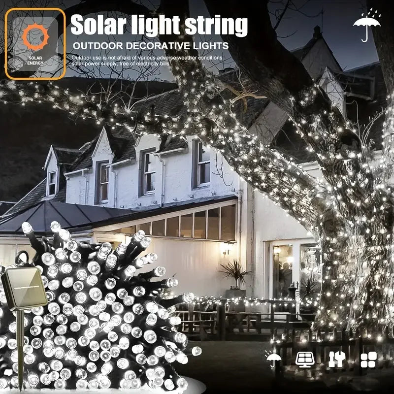 Solar LED String Lights