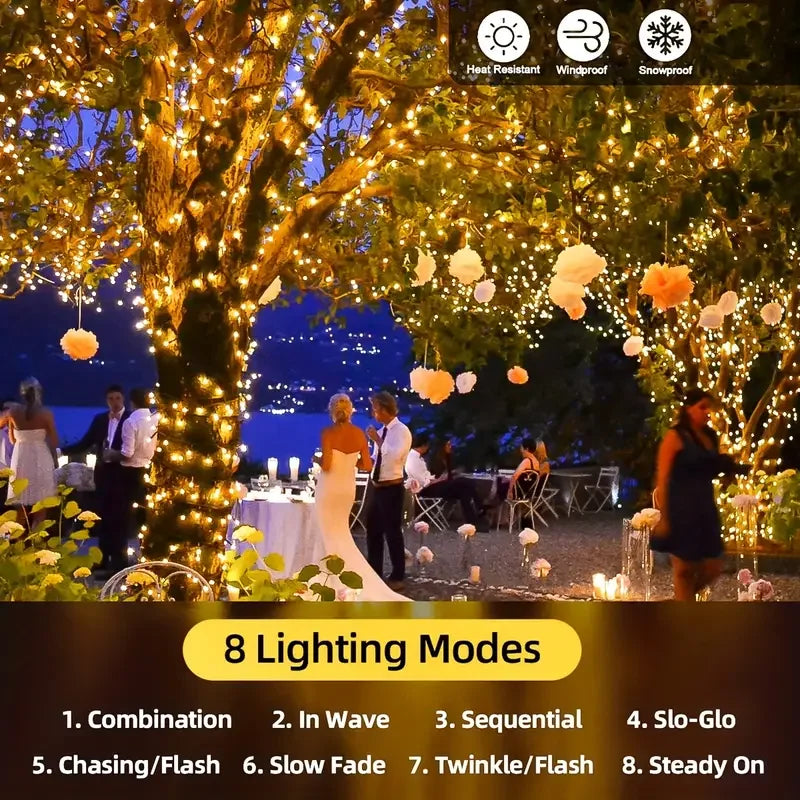 Solar LED String Lights