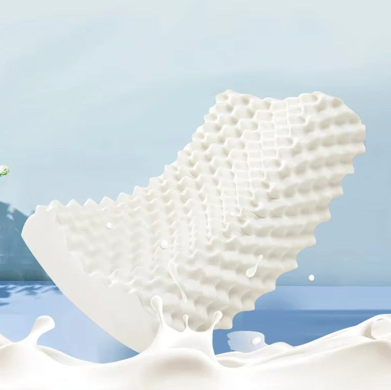 Natural Thai Latex Cervical Pillow with Orthopedic Memory Foam