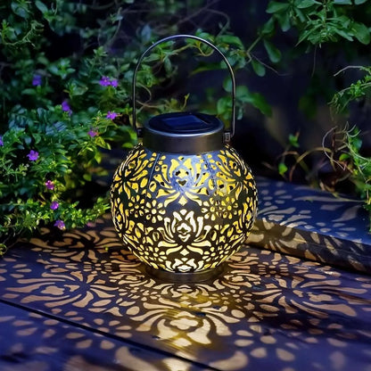 Solar Lanterns with Dappled Light Effect - Oasis