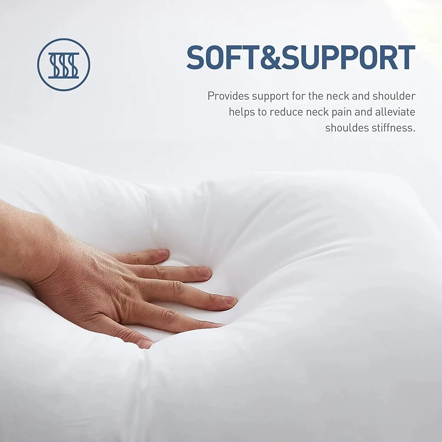 1PCS High-Quality Hotel-Grad Body Pillow - Ultra-Soft & Breathable e