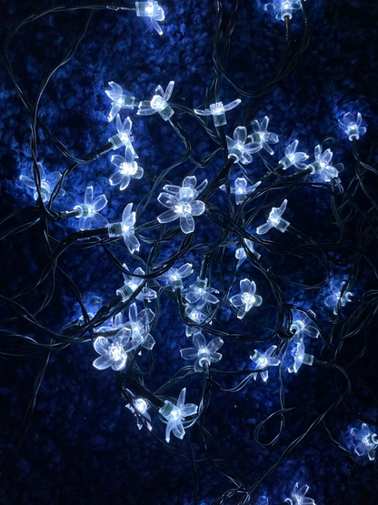 Solar Garden Flowers Lights
