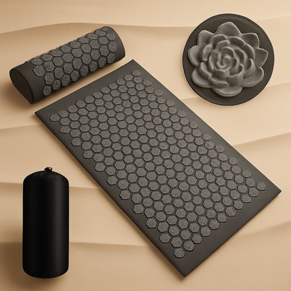 Acupressure Yoga Mat with Spikes Pillow