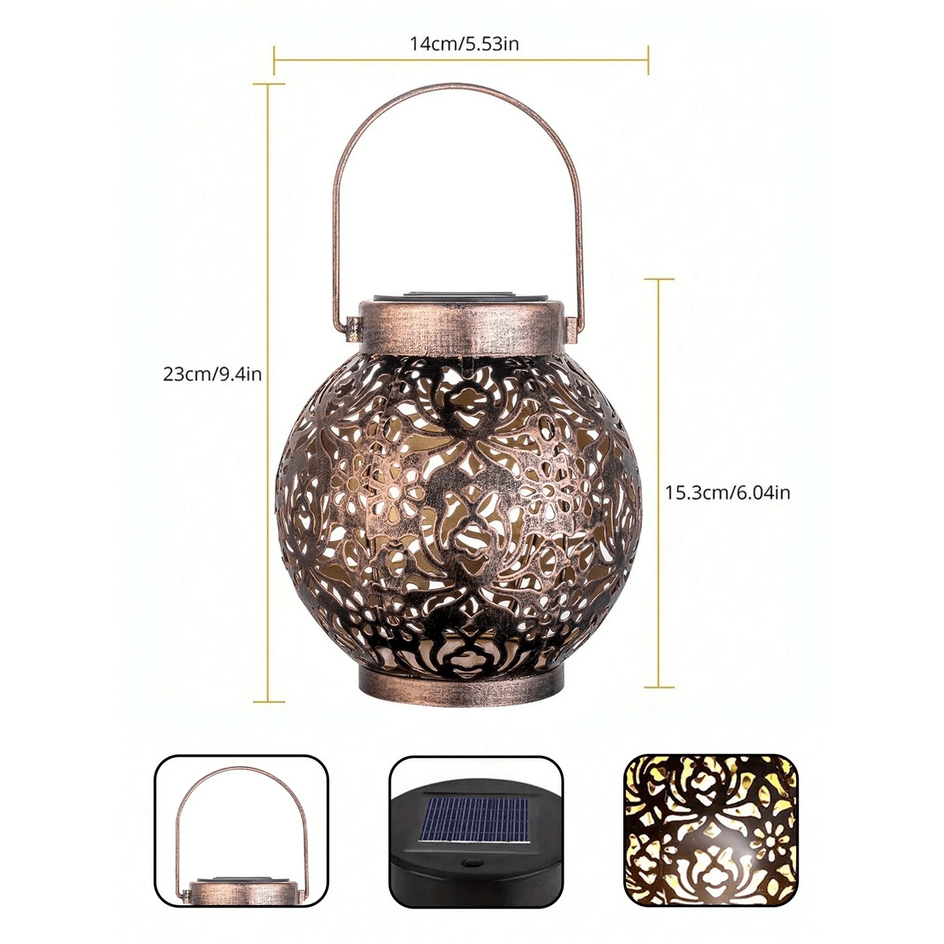 Cozy Vintage Solar Lamp