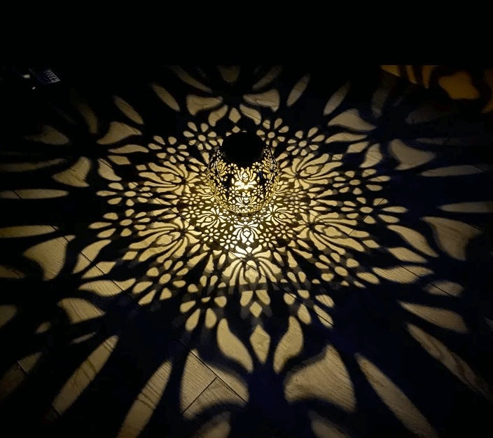 Solar Lanterns with Dappled Light Effect - Oasis