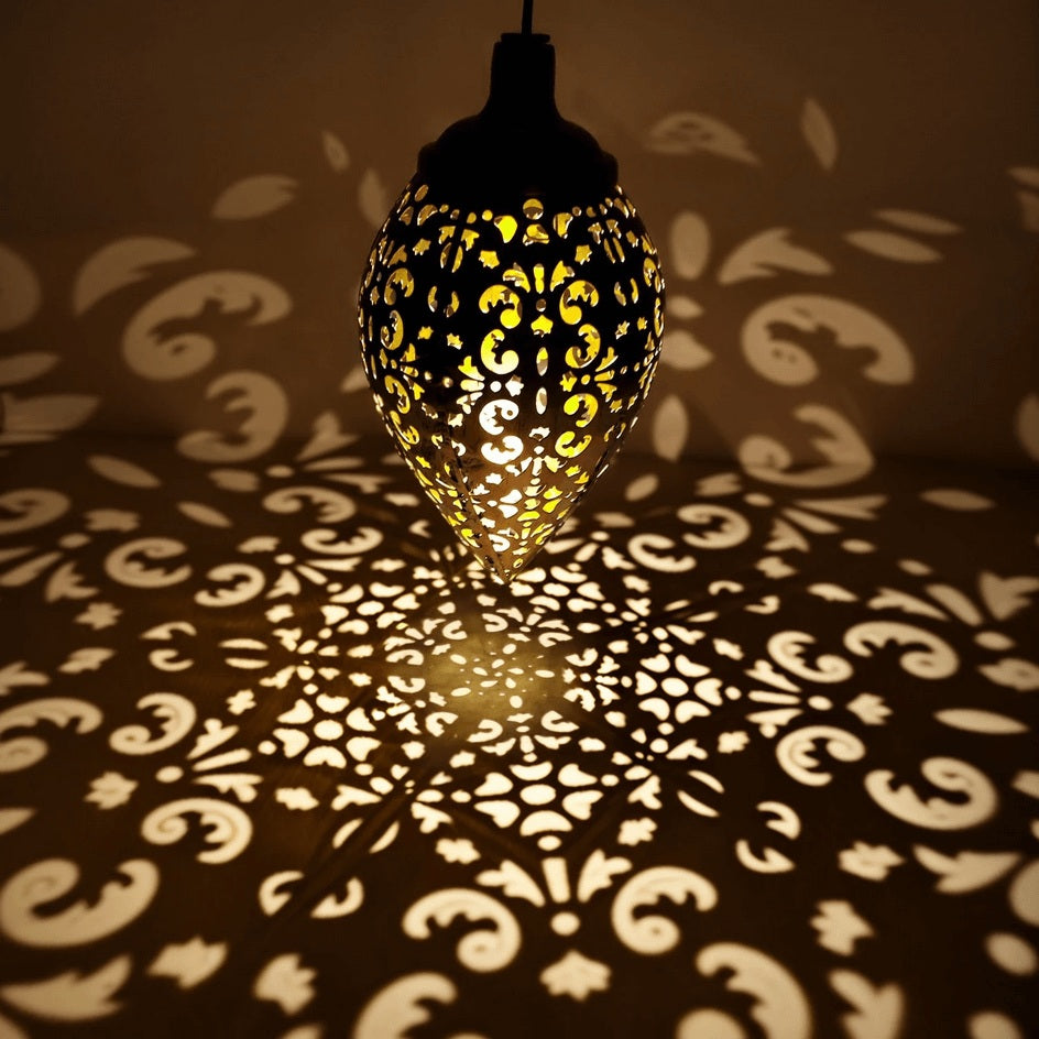 Solar Lanterns with Dappled Light Effect - Oasis