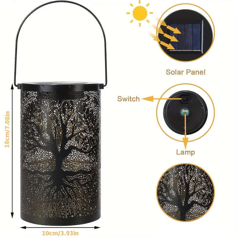 Cozy Vintage Solar Lamp