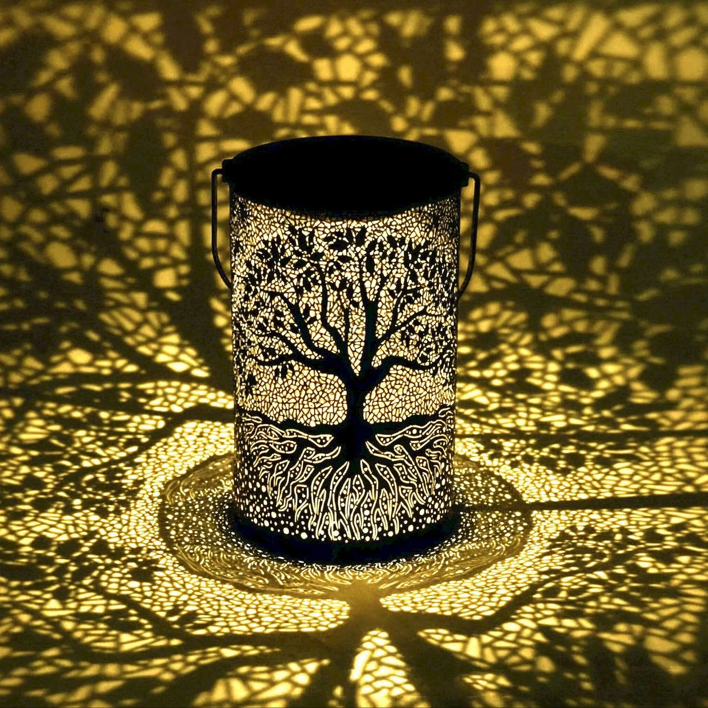 Solar Lanterns with Dappled Light Effect - Oasis