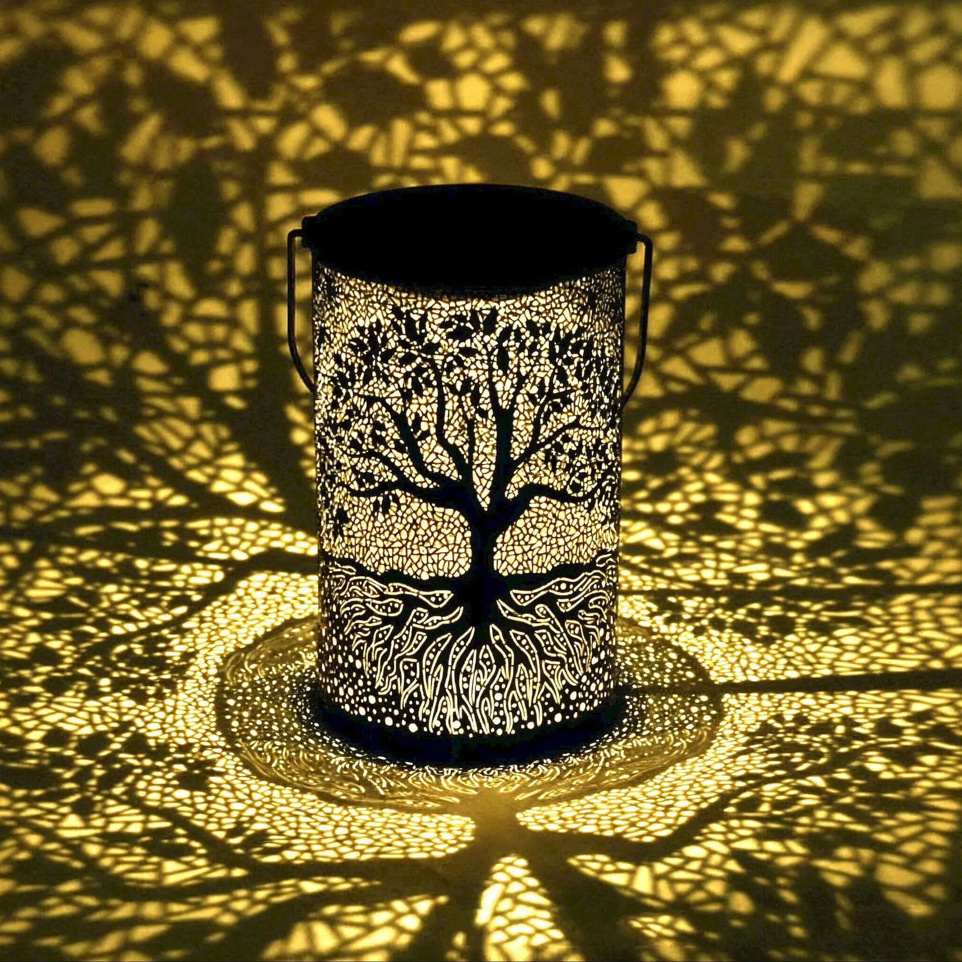 Solar Lanterns with Dappled Light Effect - Oasis