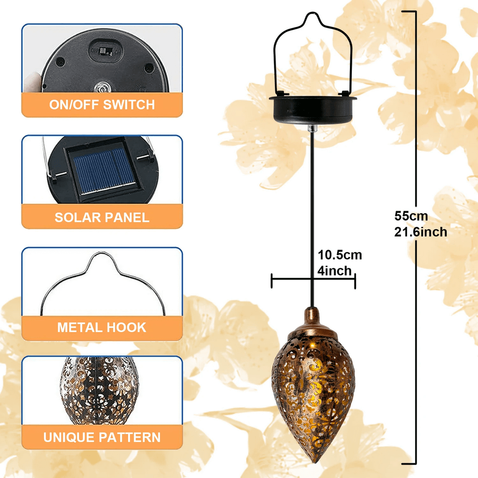 Cozy Vintage Solar Lamp