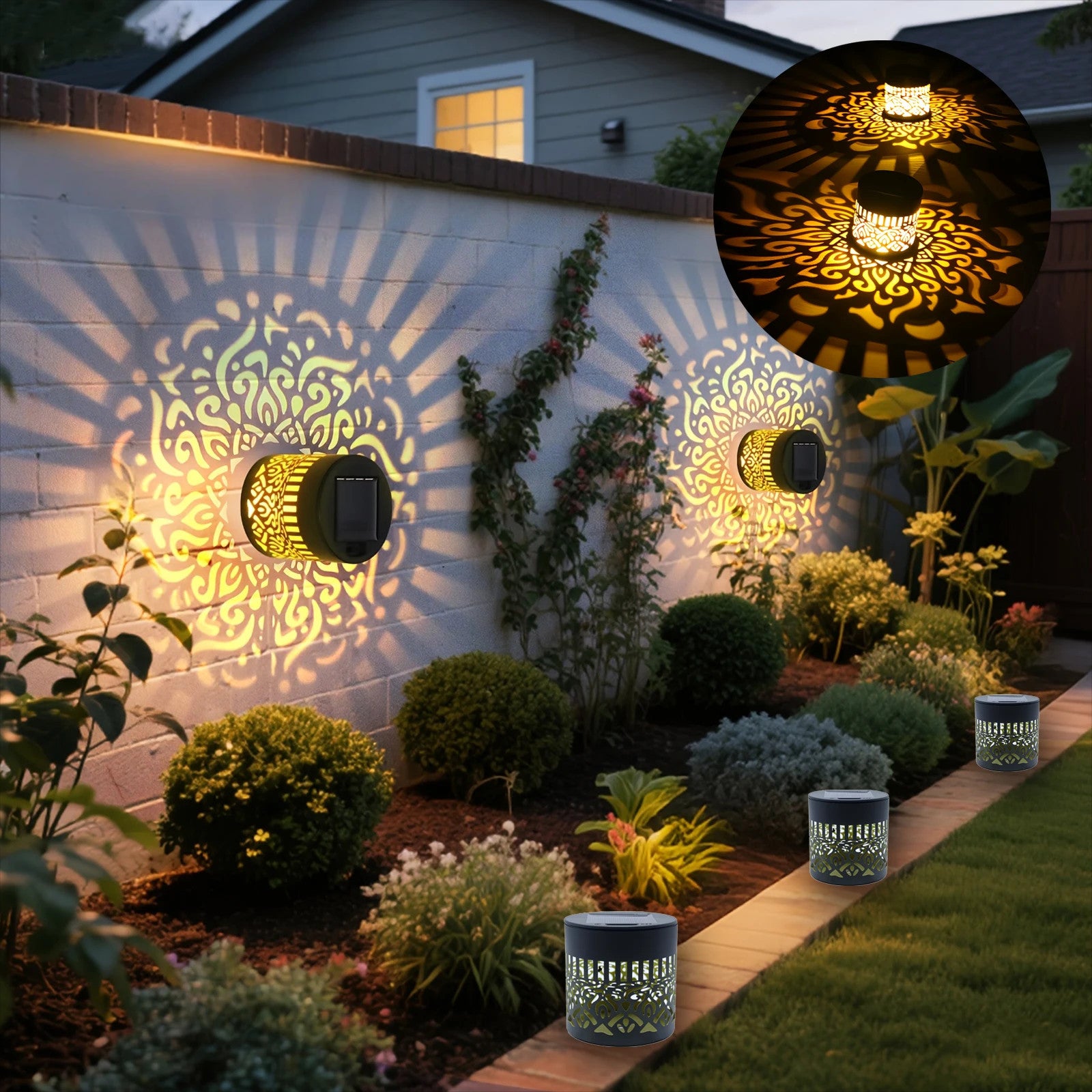 Solar Artistic Wall Lights