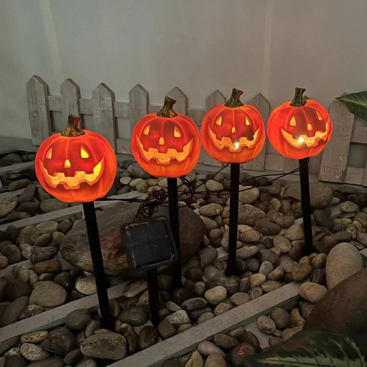 Solar Pumpkin Lantern