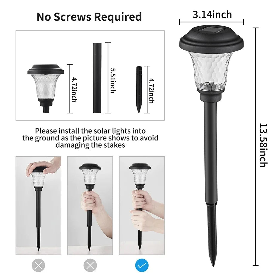 LED Solar Pathway Lights