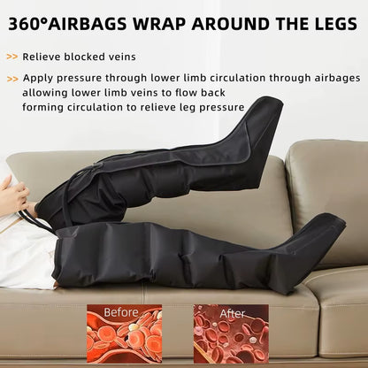 360° Leg & Foot Compression Massager with Remote Control