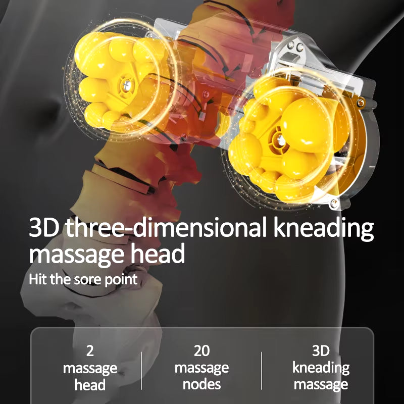 Multifunctional Kneading & Hot Compress Massage Pillow (Neck/Cervical/Waist/Back/Shoulder)