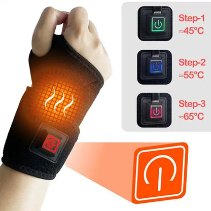 Heating Wrist Support with Temperature Adjustment