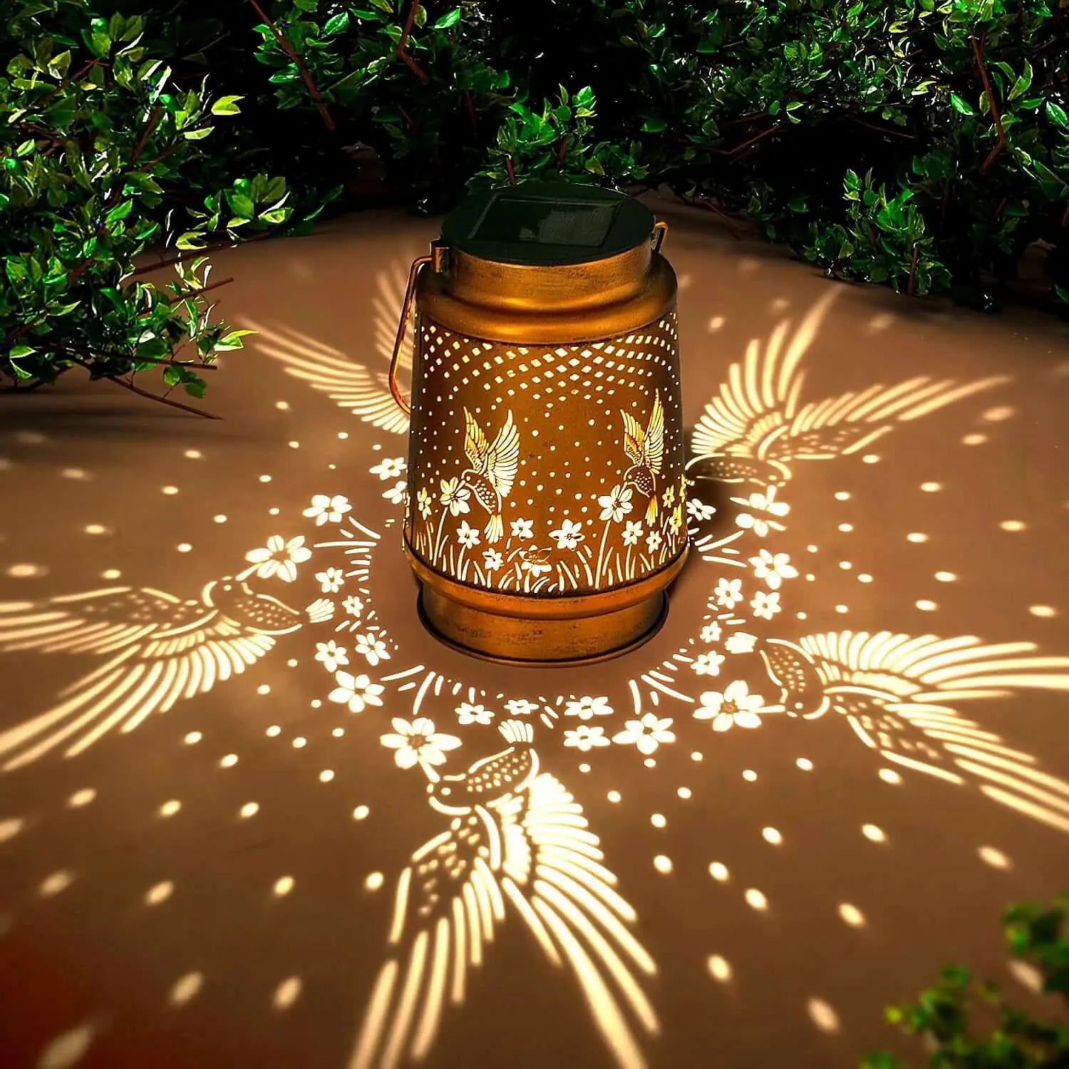 Solar Lanterns with Dappled Light Effect - Oasis