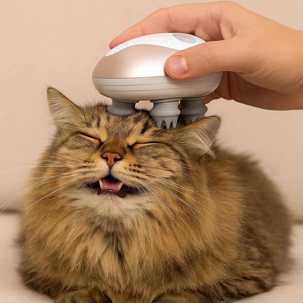 Scalp Massager With Red Light Therapy