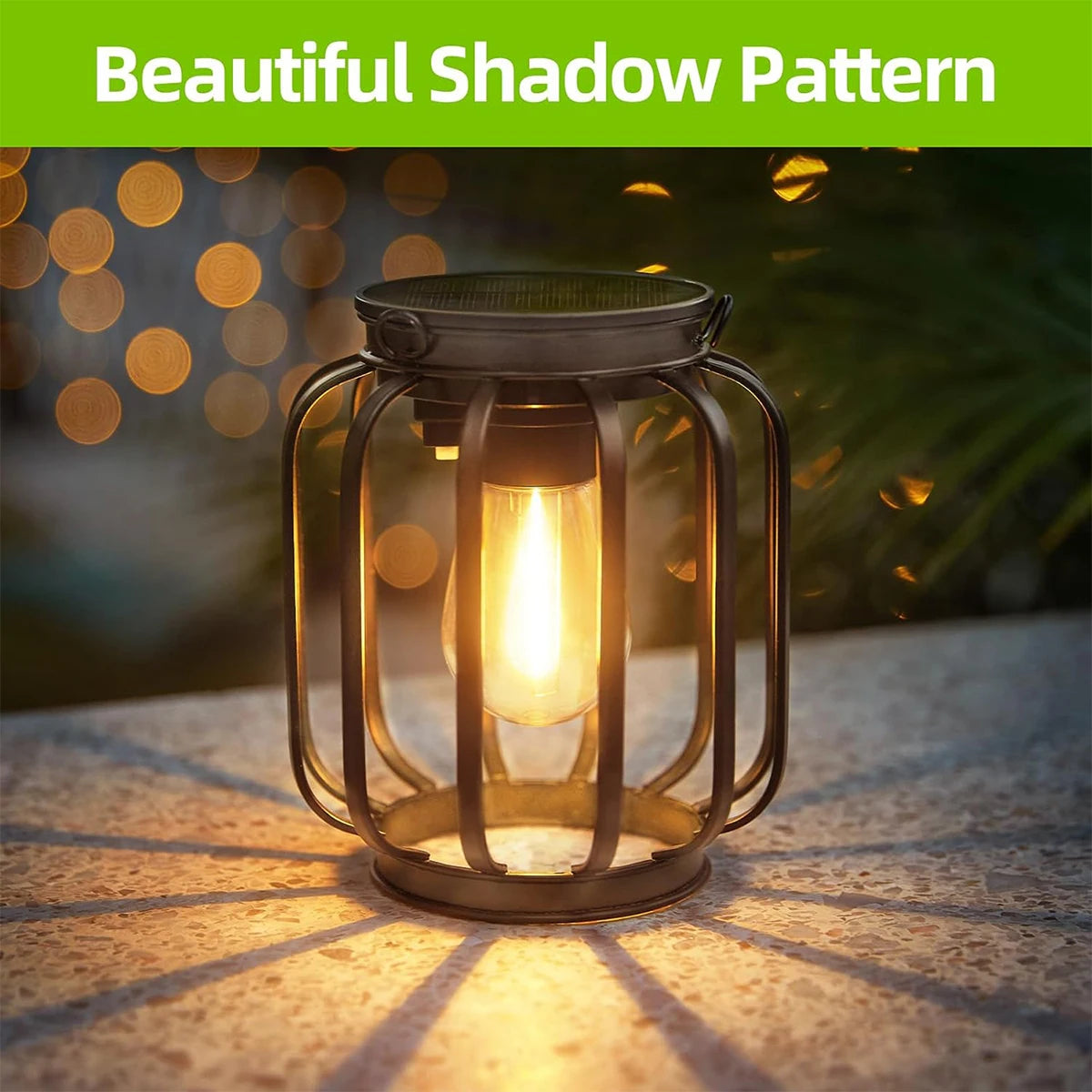 Vintage Solar Hanging Lantern