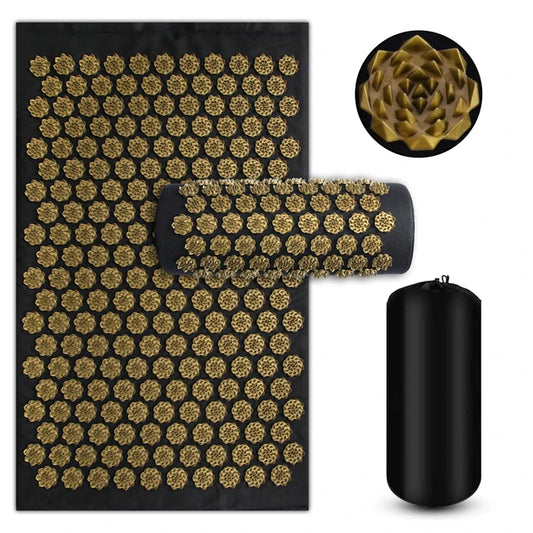 Acupressure Yoga Mat with Spikes Pillow