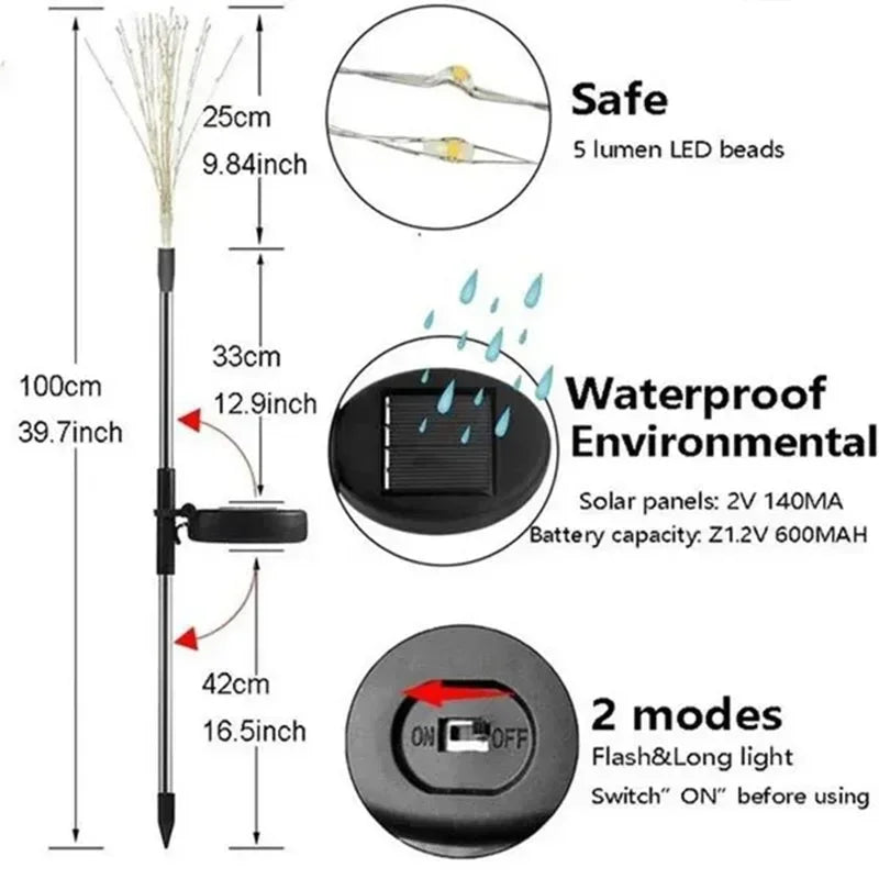 Solar Firework Light