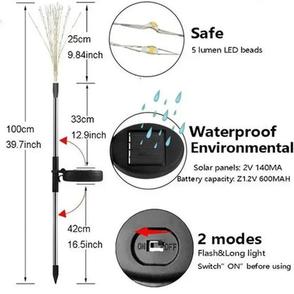 Solar Firework Light