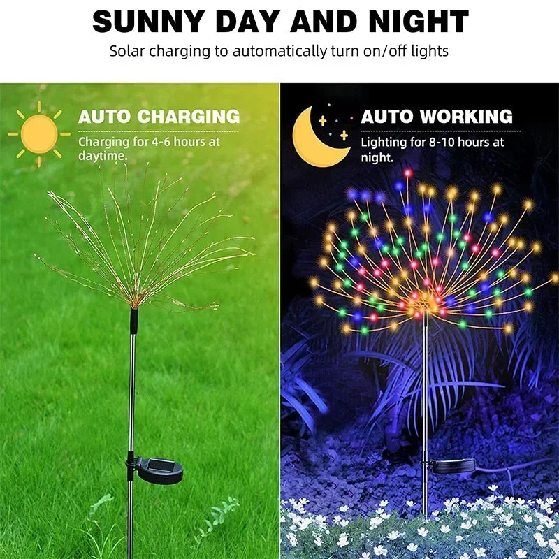 Solar Firework Light
