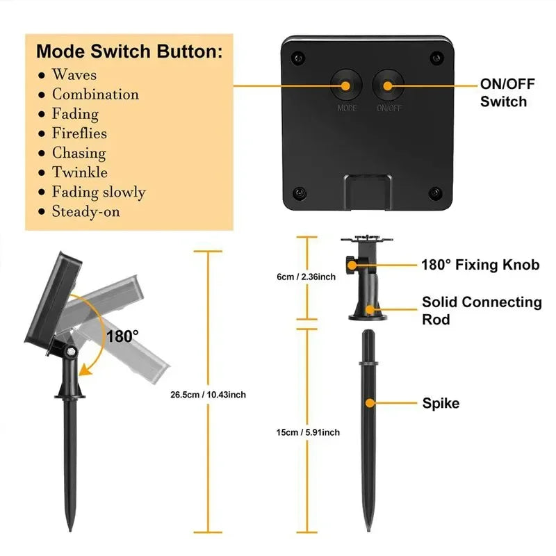 Solar Rope LED Lights