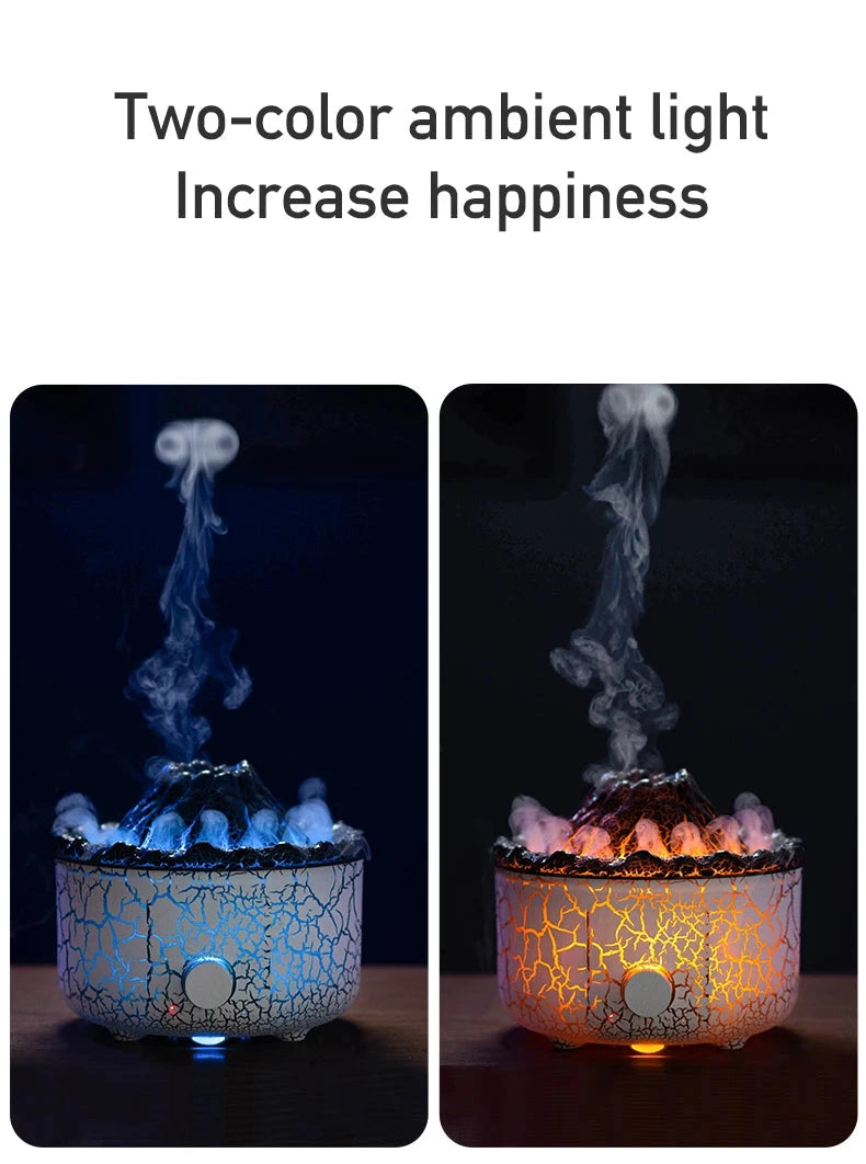 Flame Volcano Aromatherapy Humidifiers & Diffuser