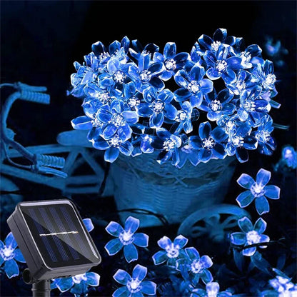 Solar Garden Flowers Lights