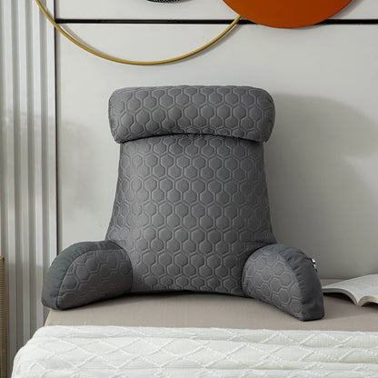 Triangle Backrest Pillow with Cooling Latex Cushion