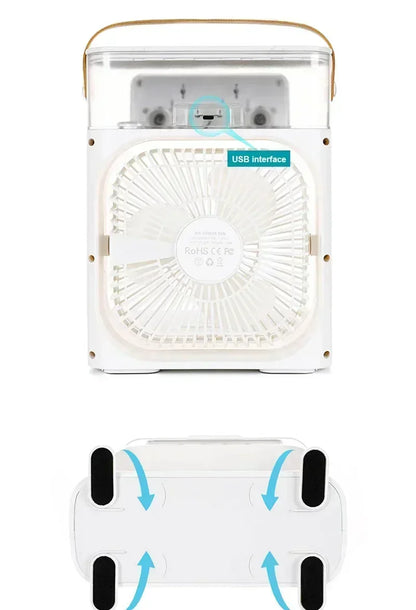Ultra-Quiet 3-in-1 Air Cooler & Humidifier