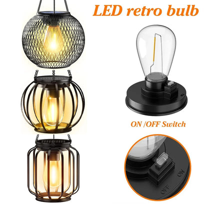 Vintage Solar Hanging Lantern