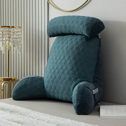 Triangle Reading Pillow, Cooling Latex Cushion Big Wedge Backrest