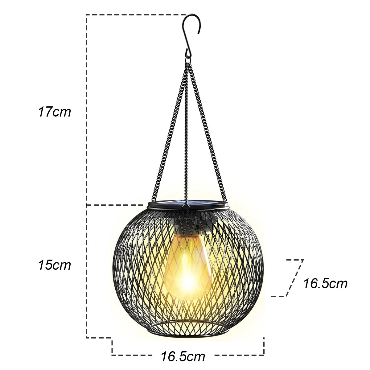 Vintage Solar Hanging Lantern