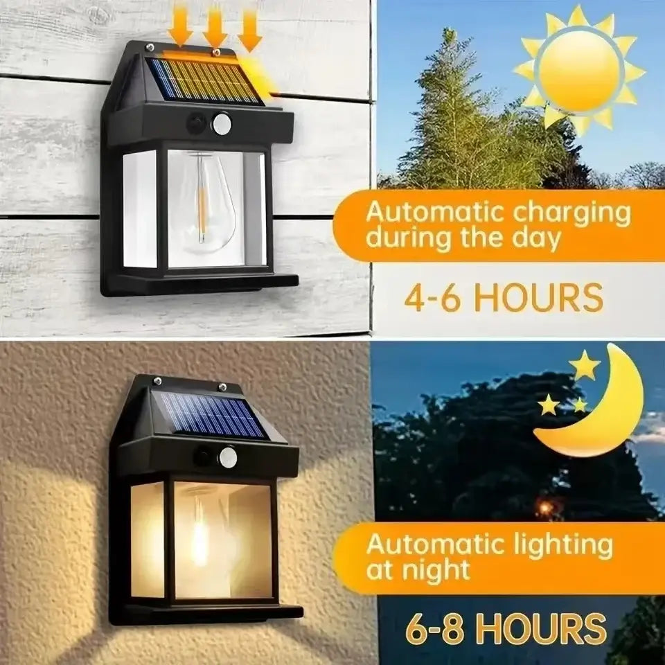 Illuminate Your Outdoors with Our Stylish and Powerful Solar Garden Lamp - Waterproof LED Streetlight for Stunning External Decor