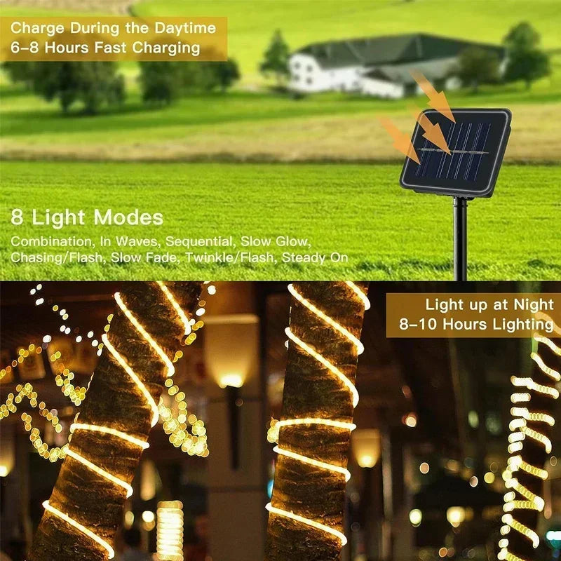 Solar Rope LED Lights