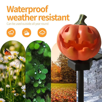 Solar Pumpkin Lantern