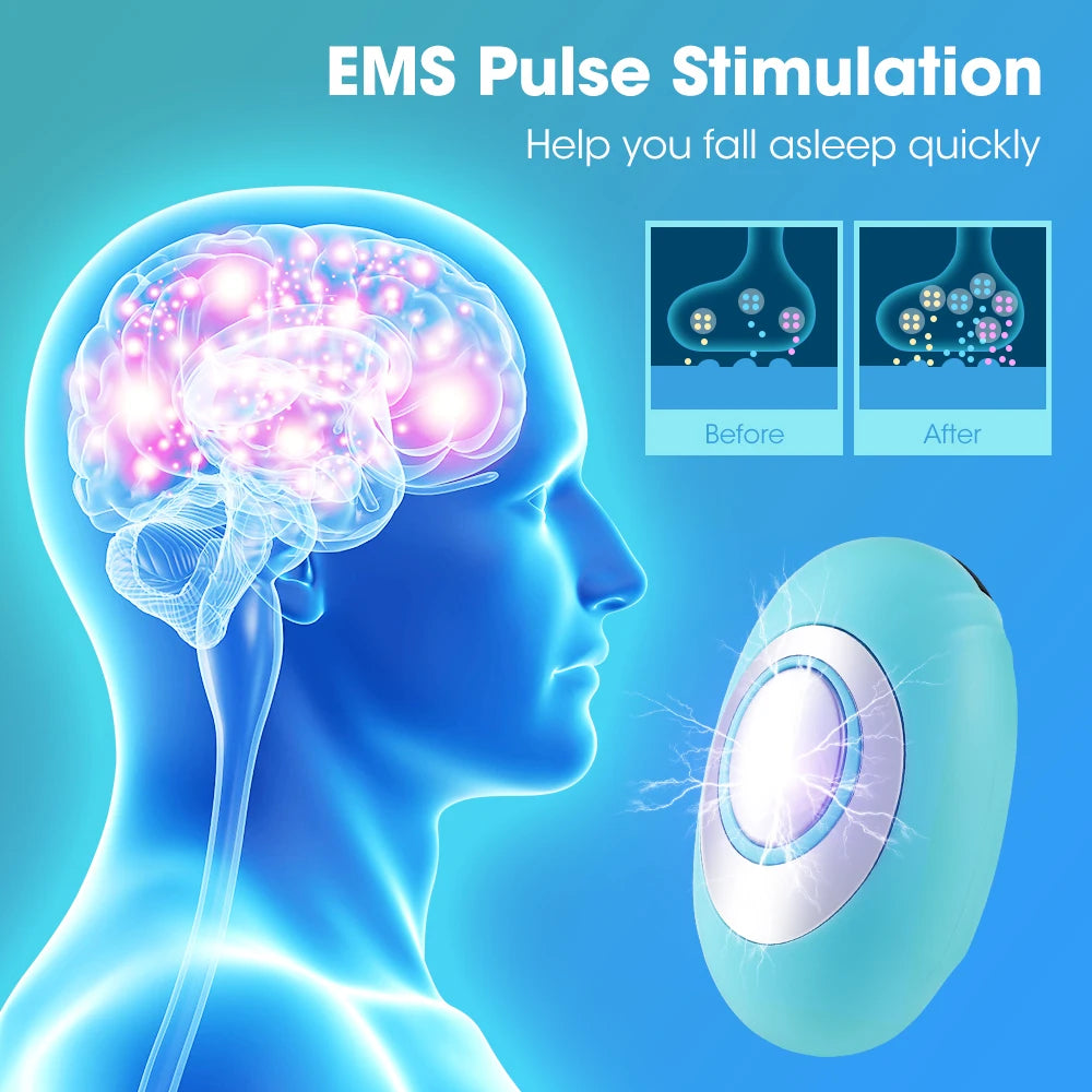 Sleep Aid for Insomnia, Anxiety & Stress Relief - Handheld Microcurrent Therapy