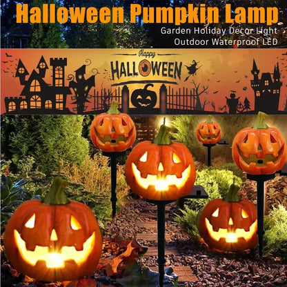 Solar Pumpkin Lantern