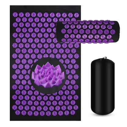 Acupressure Yoga Mat with Spikes Pillow