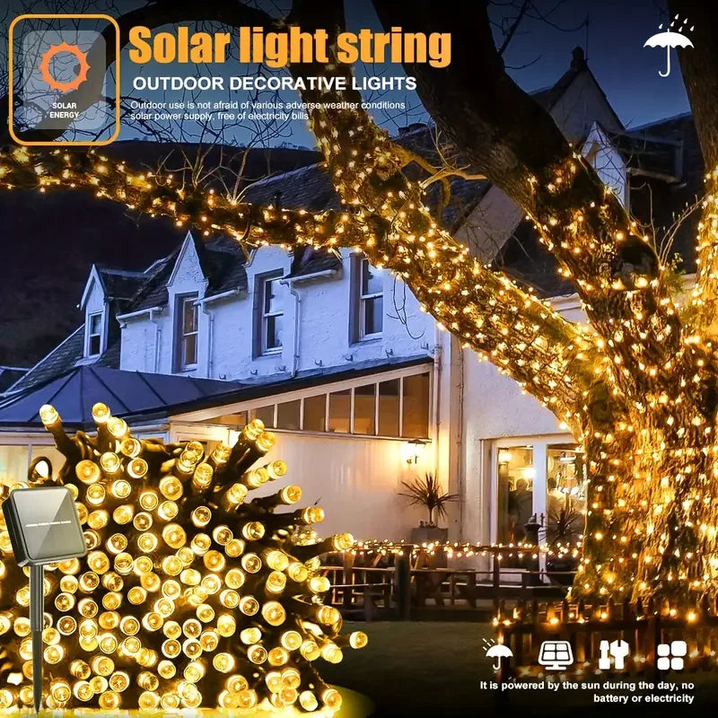 Solar LED String Lights