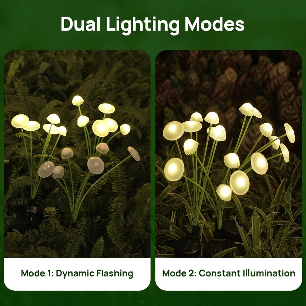 Solar Mushroom Lights