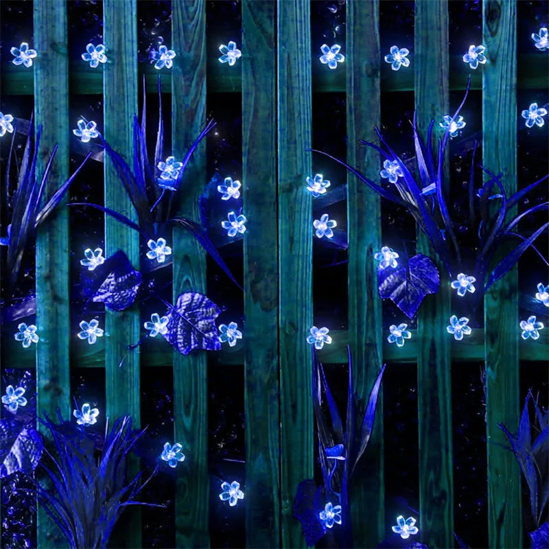Solar Garden Flowers Lights