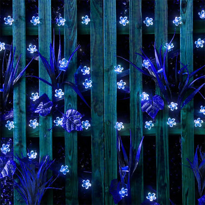 Solar Garden Flowers Lights
