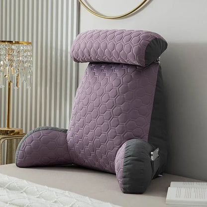 Triangle Reading Pillow, Cooling Latex Cushion Big Wedge Backrest