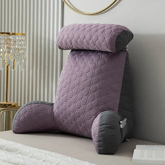 Triangle Reading Pillow, Cooling Latex Cushion Big Wedge Backrest