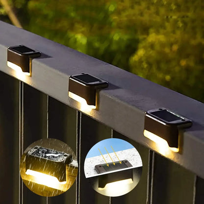 Solar LED Lights for Stairs and Patio