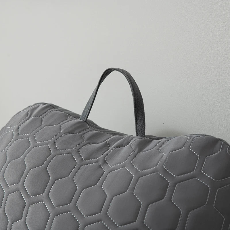 Triangle Backrest Pillow with Cooling Latex Cushion